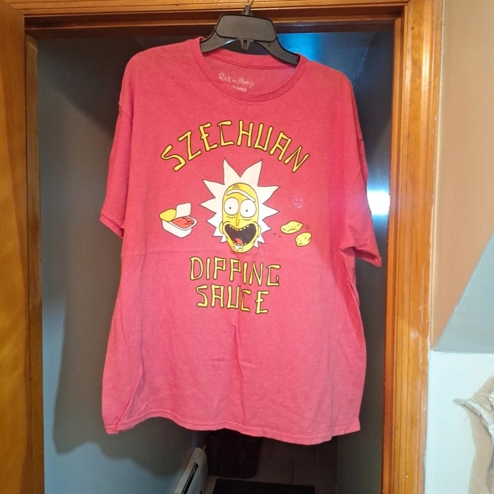 Ripple Junction Szechuan Sauce Graphic Tee with Yellow Print